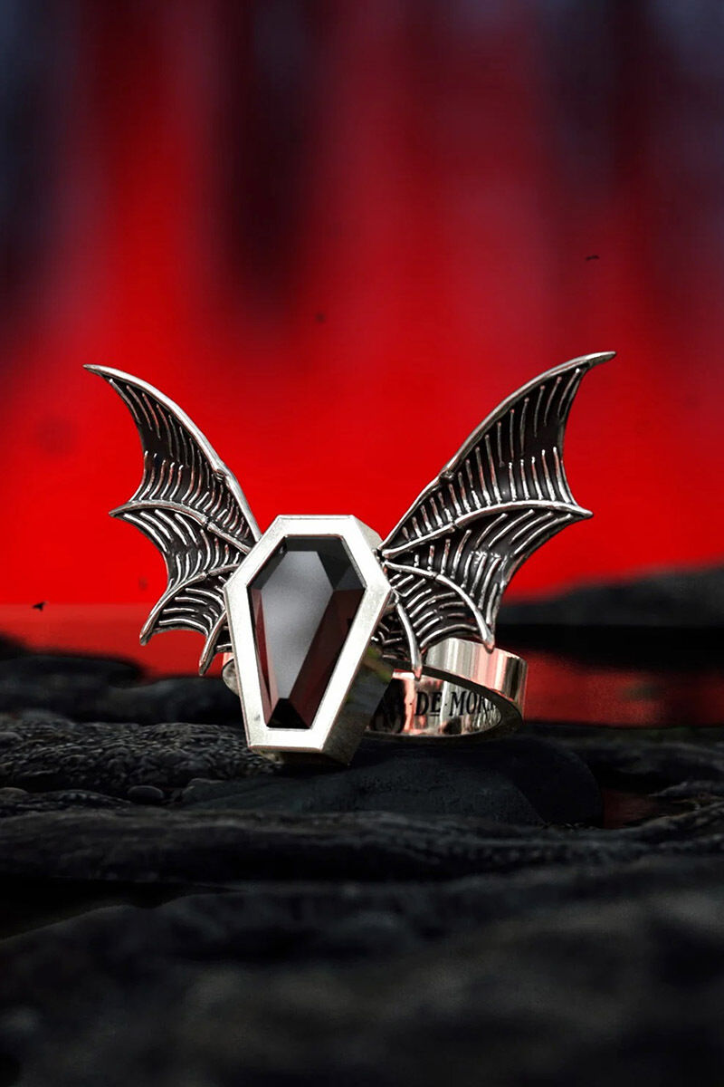 Avelina De Moray Ring Black Friday Coffin Black