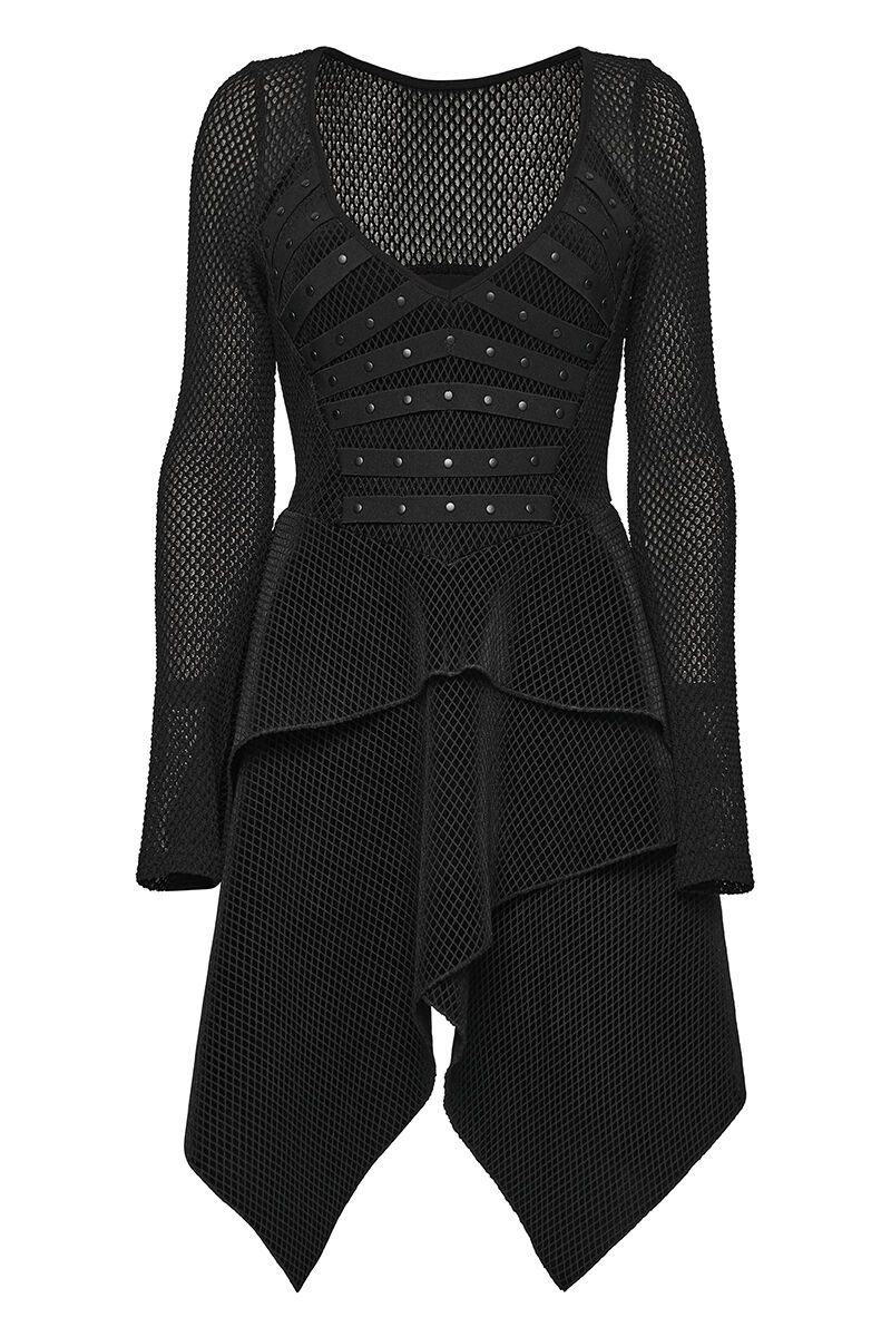 Punk Rave Kleid Obsidian Serpent