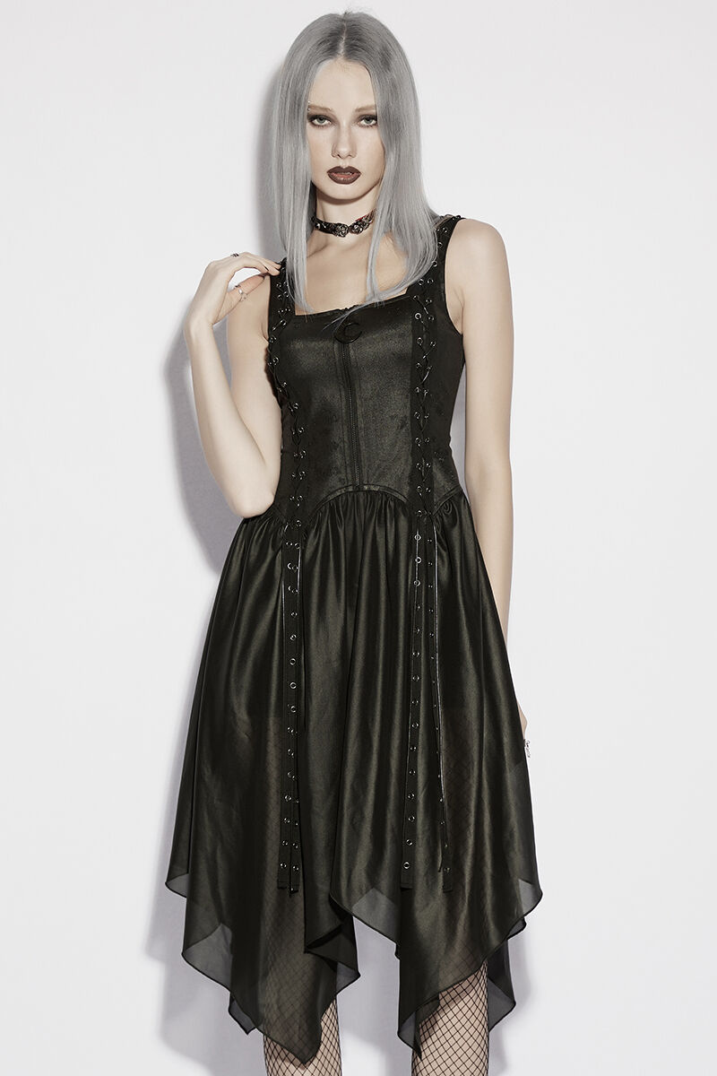 Punk Rave Kleid Crescent Veil