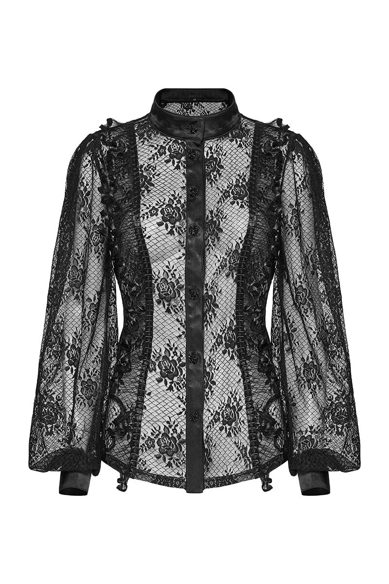 Punk Rave Bluse Widow's Veil