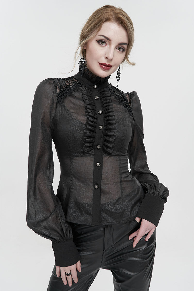 Devil Fashion Bluse Genevieve