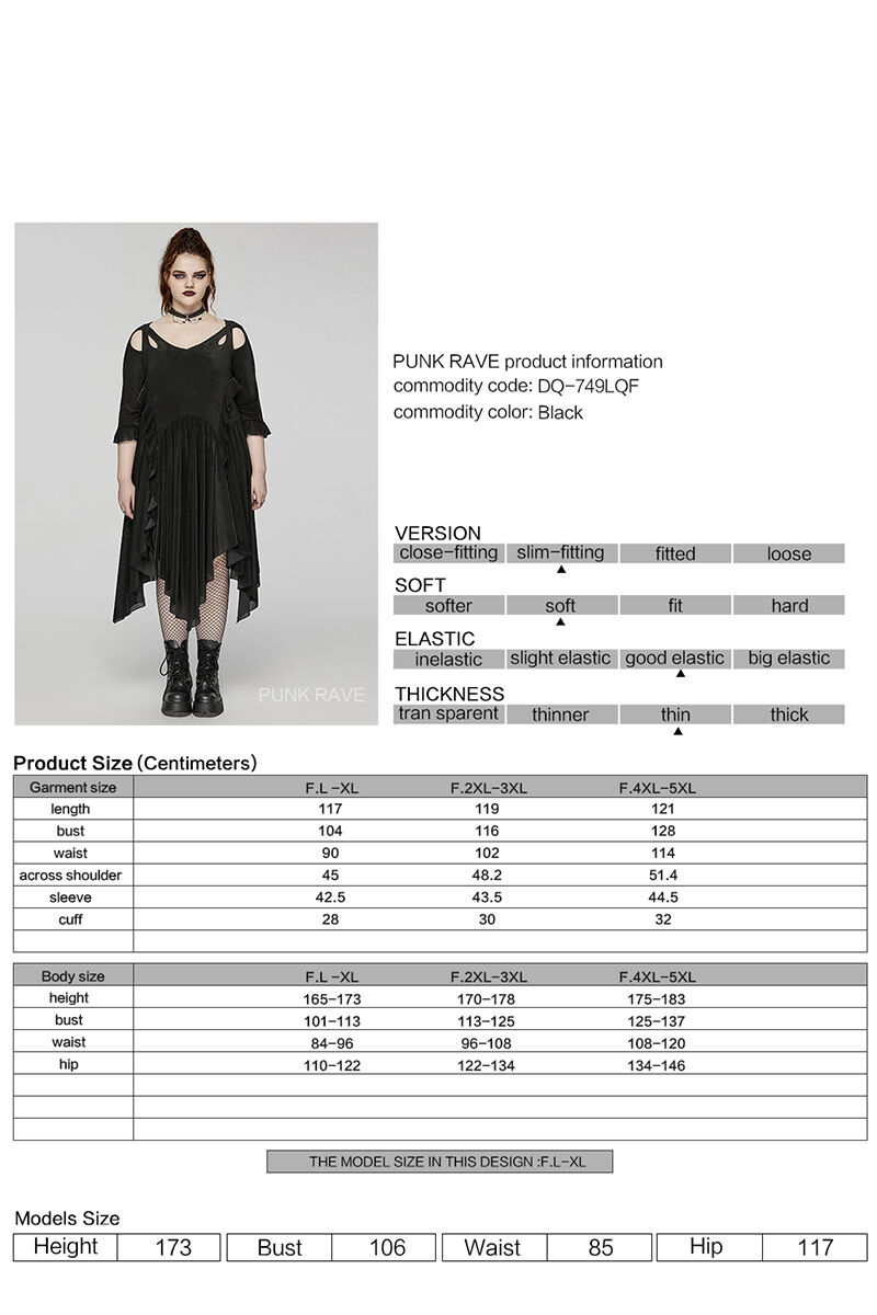 Punk Rave Kleid Jessamine