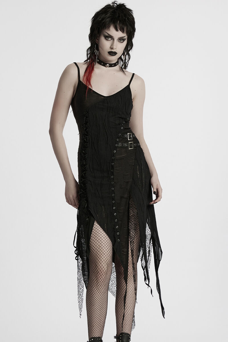 Punk Rave Kleid Deathlace