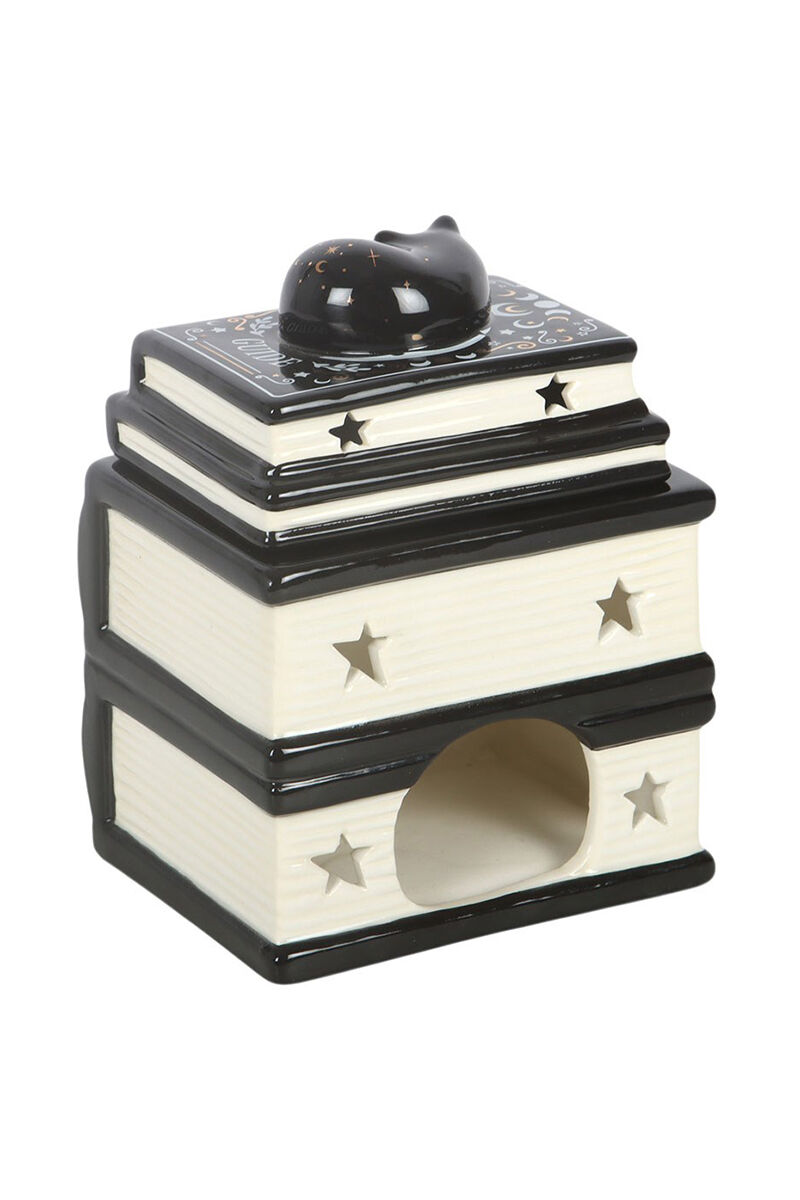 Spirit of Equinox Duftlampe Cat Book Stack