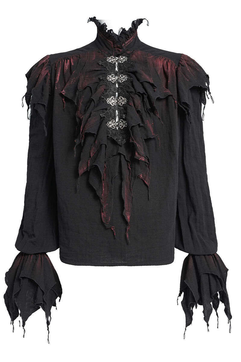 Devil Fashion Hemd Crimson Stain