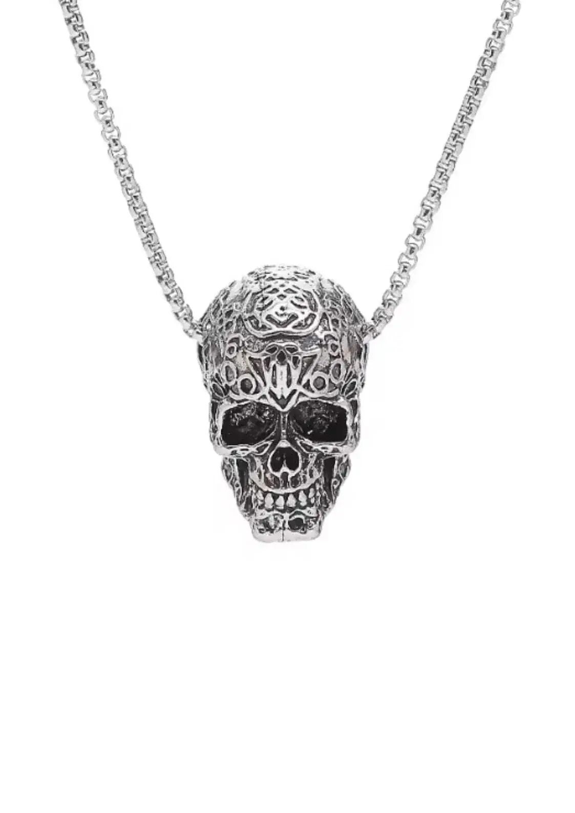 Easure Halskette Tattoo Skull