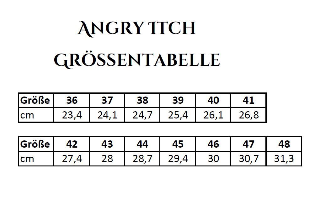 Angry Itch 8 Loch Stiefel Burgundy Rub Off