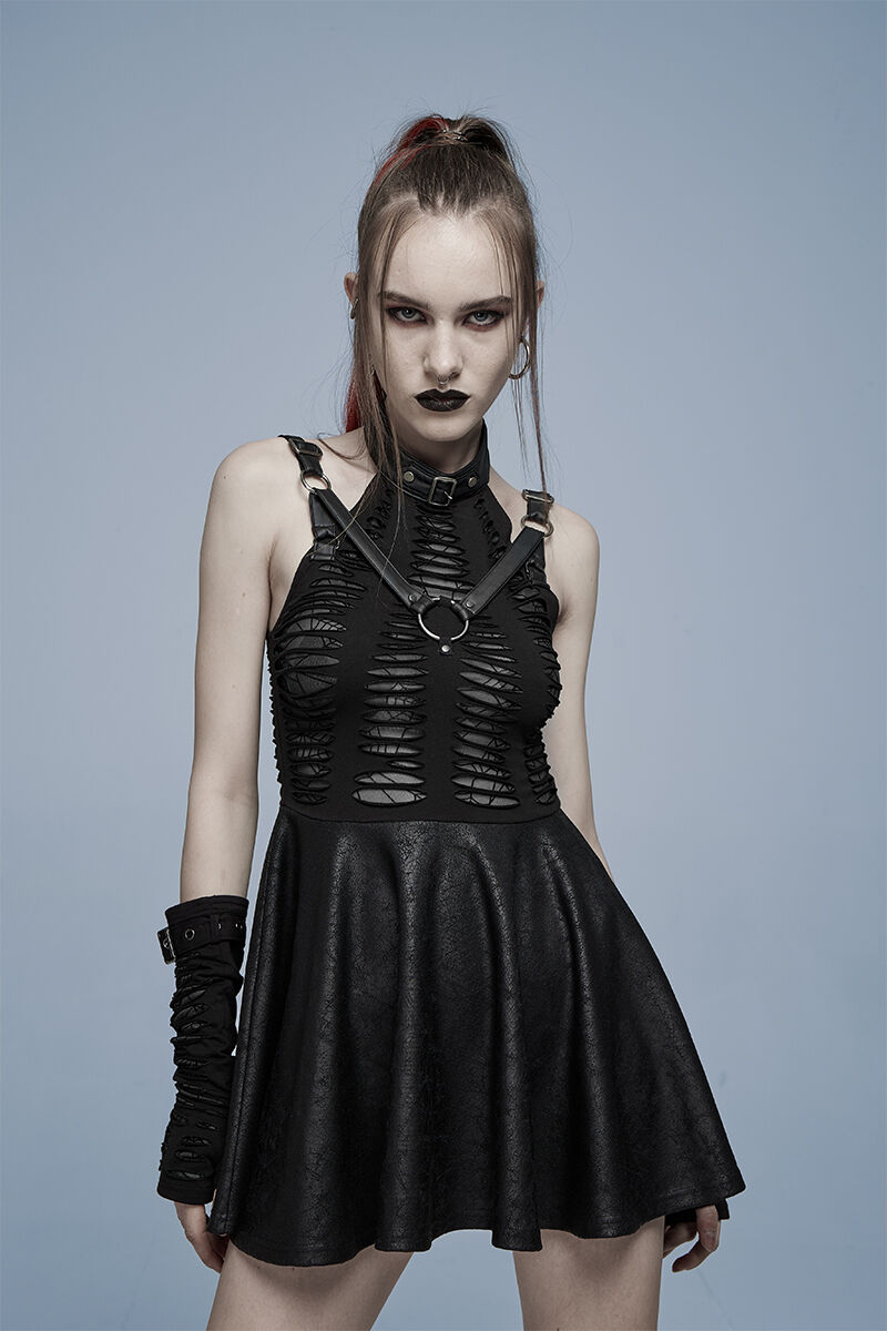 Punk Rave Kleid Spiderella
