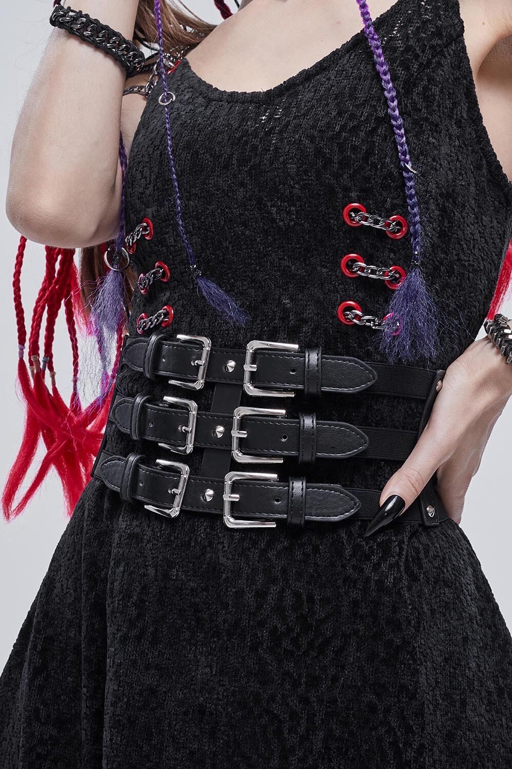 Devil Fashion Taillengürtel Buckle Up