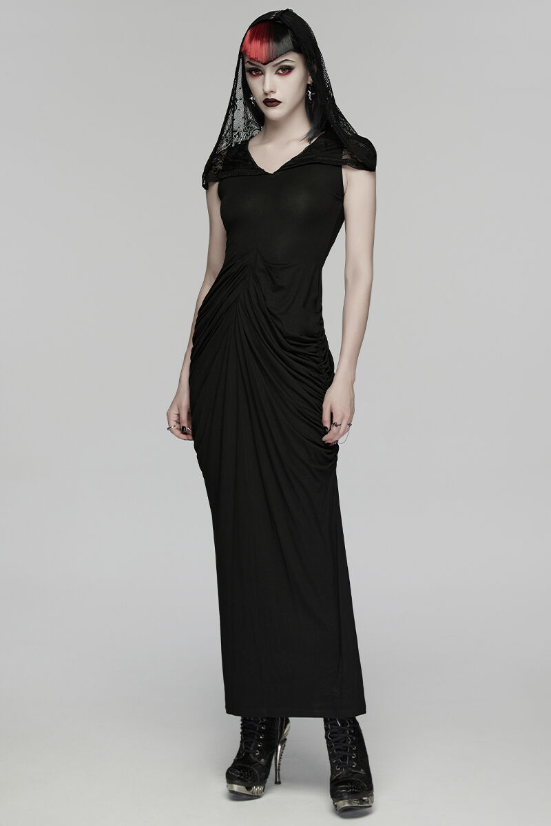 Punk Rave Kleid Ebon Seraph