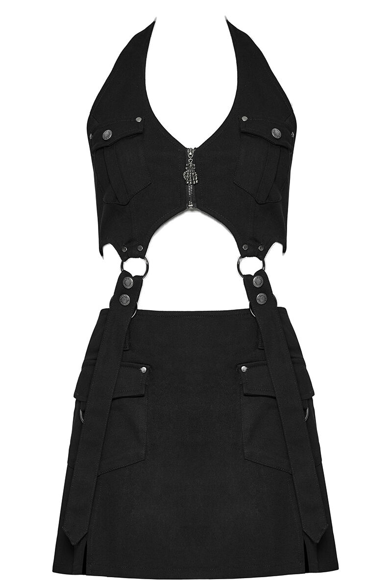 Punk Rave Kleid Cryptkiss