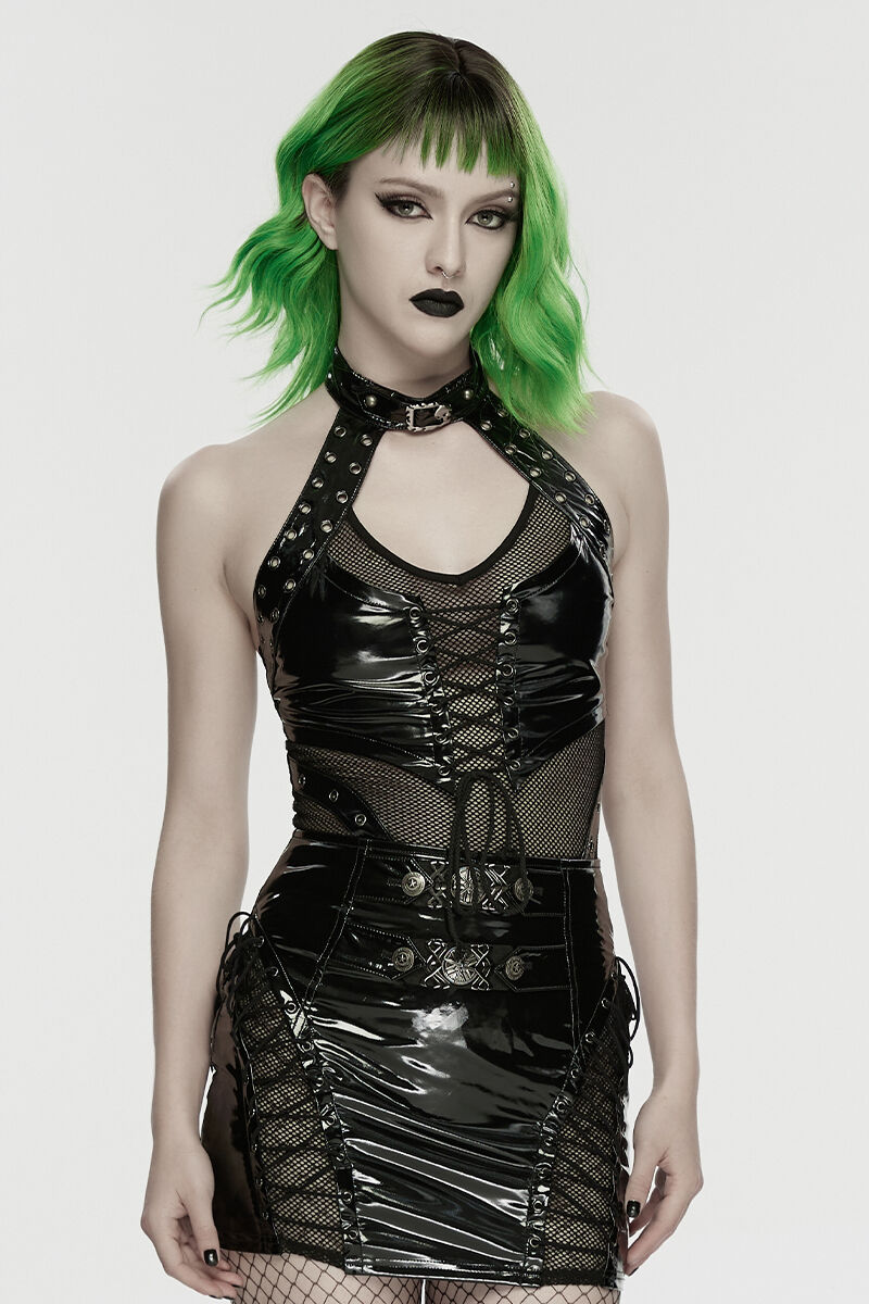 Punk Rave Top Toxic Bloom