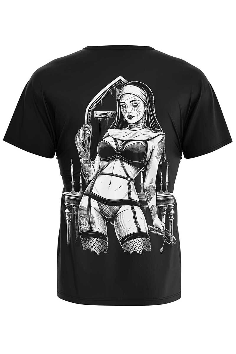 Easure Shirt Evil Nun Backprint