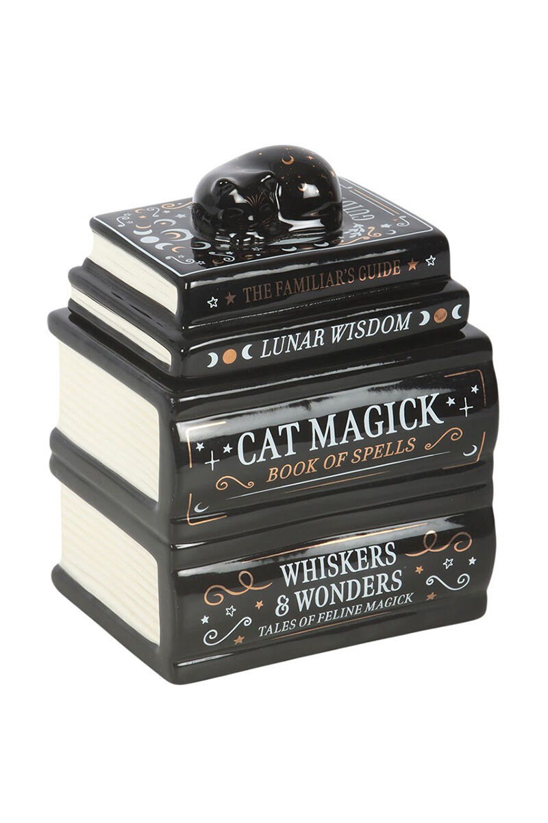 Spirit of Equinox Duftlampe Cat Book Stack