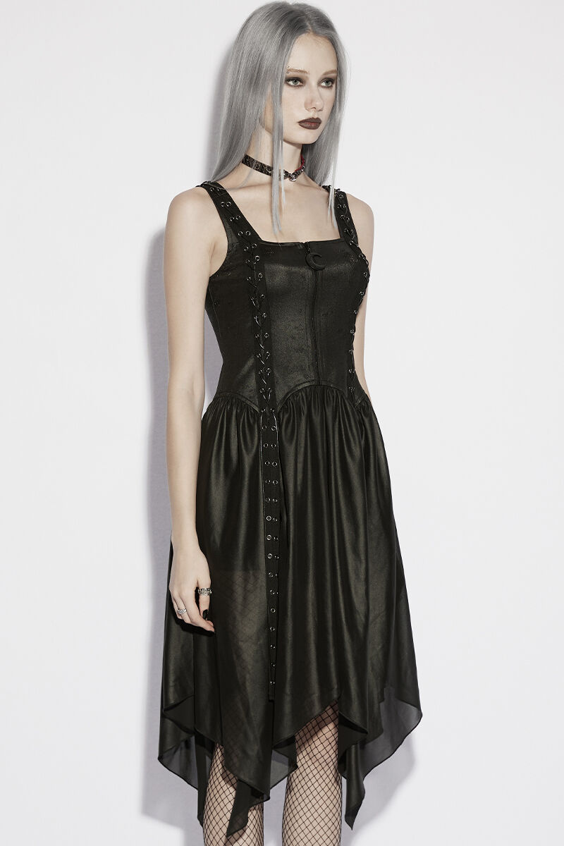 Punk Rave Kleid Crescent Veil