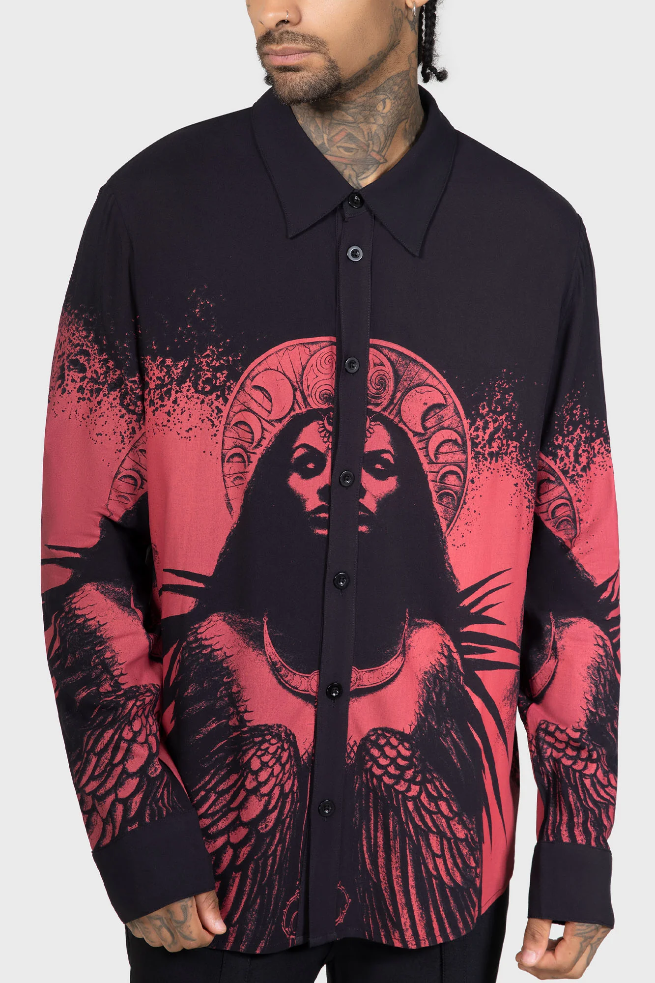 Killstar Hemd Mórrígan Moon