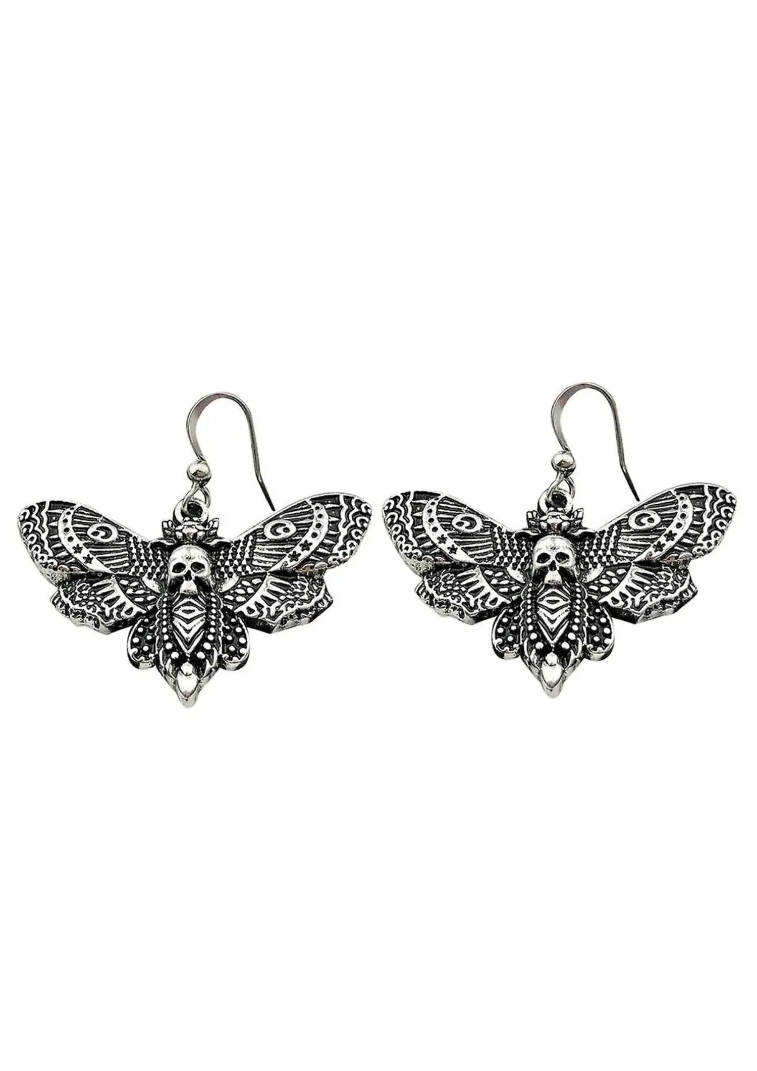 Easure Ohrringe Skull Moth