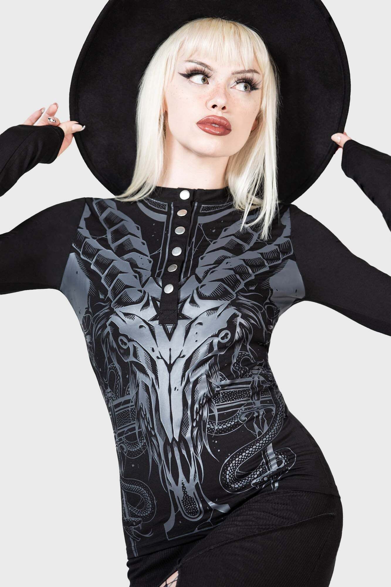 Killstar Longsleeve Abyssful Henley