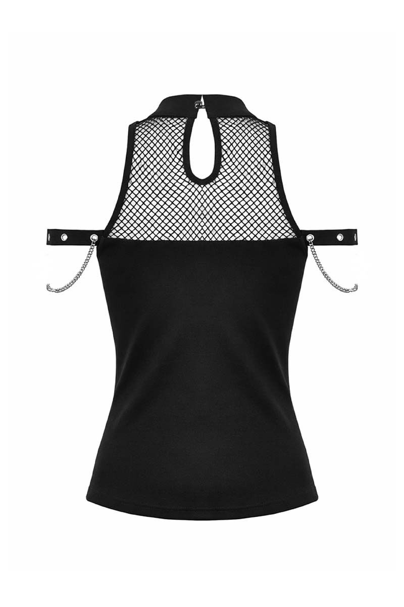 Dark In Love Top Synthetic Cross