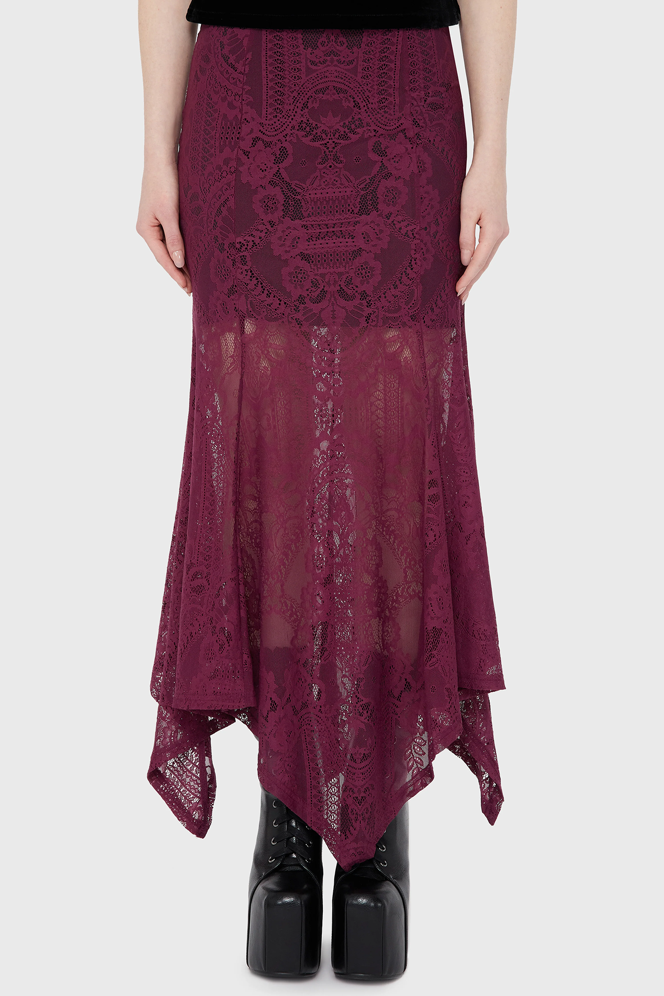 Killstar Rock Belladonna Lace Plum