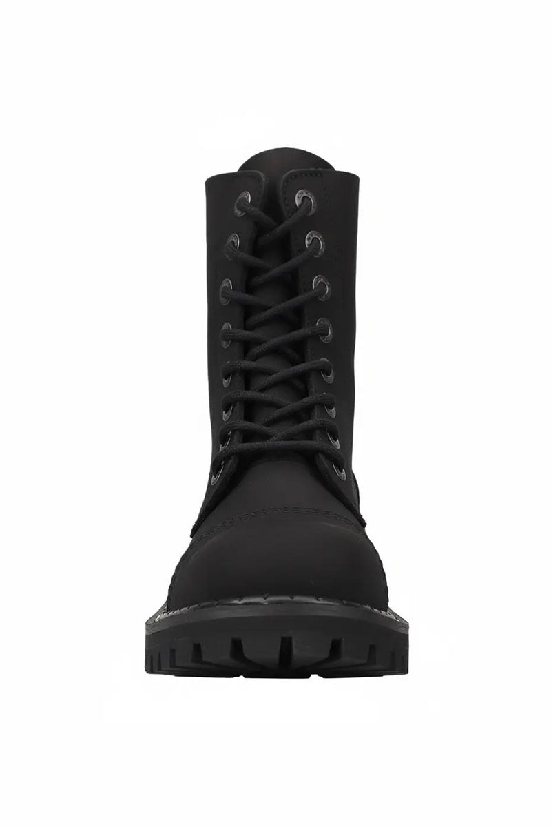 Angry Itch 8 Loch Stiefel Vintage Schwarz