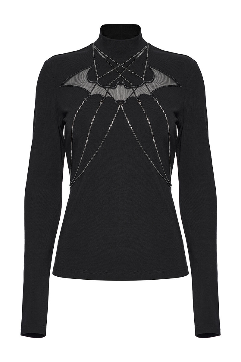Punk Rave Longsleeve Chained Bat