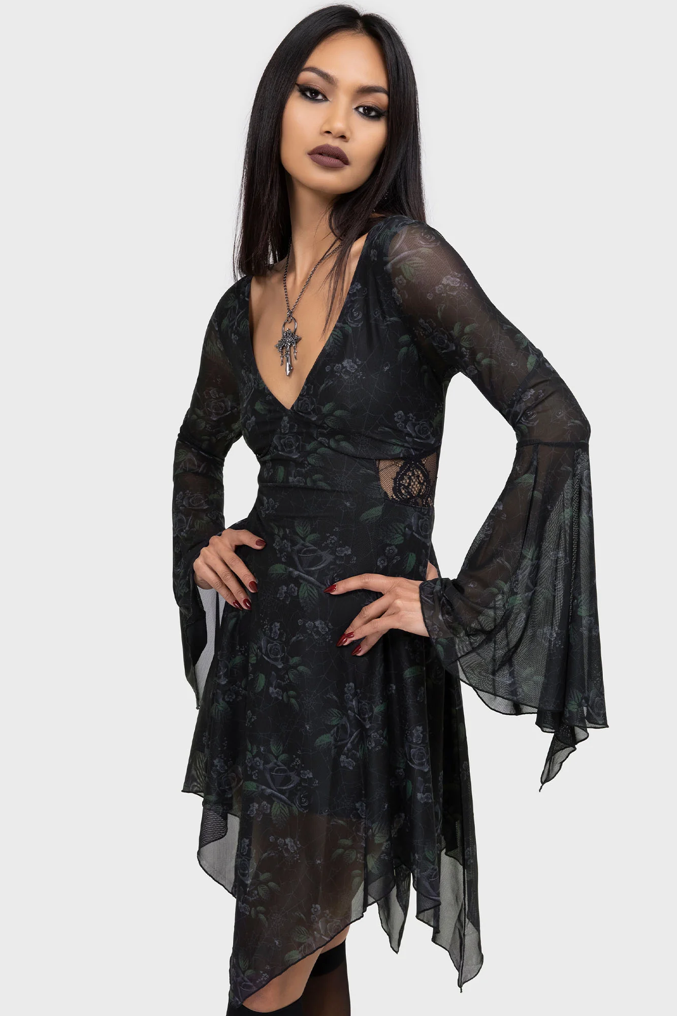 Killstar Kleid Nocturnal Grove XXL