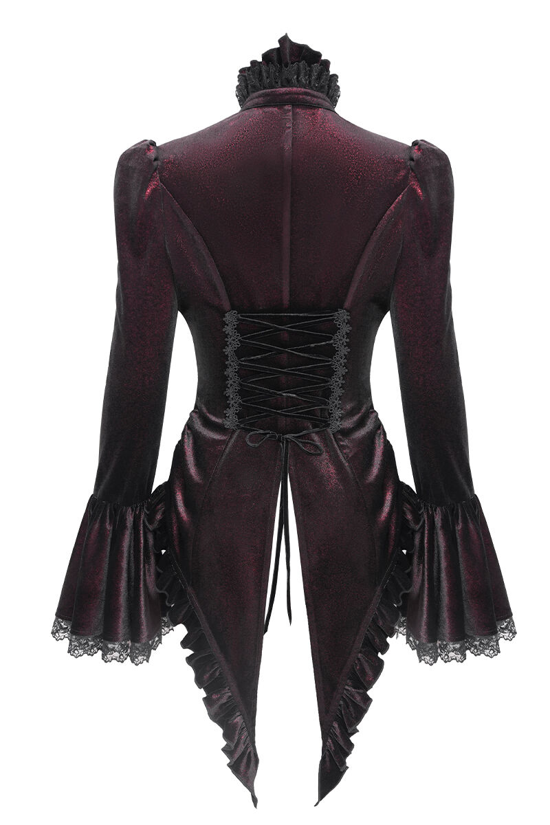 Devil Fashion Bluse Elina Red