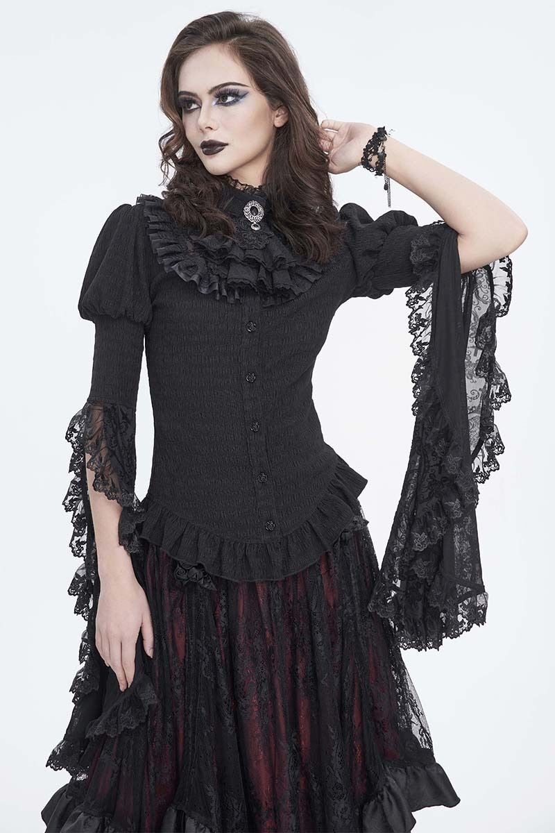 Devil Fashion Bluse Auice
