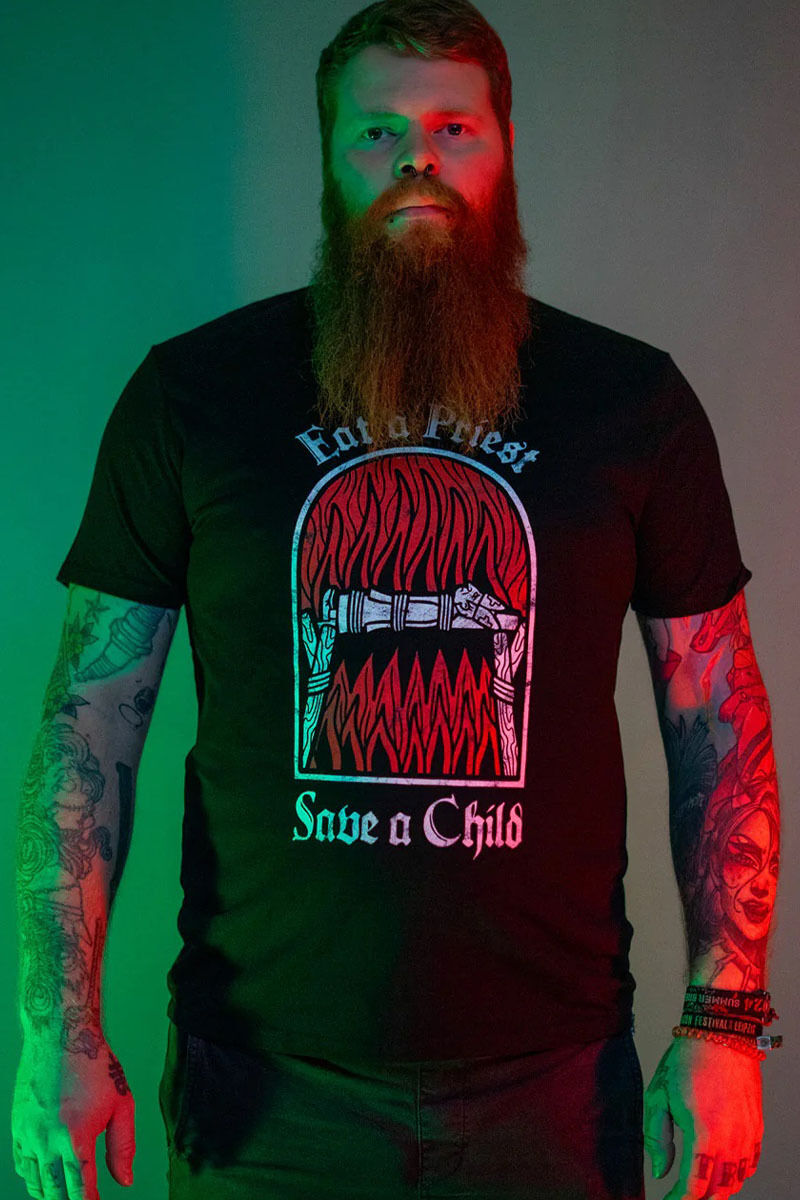 Send Me To Hell Shirt Eat A Priest