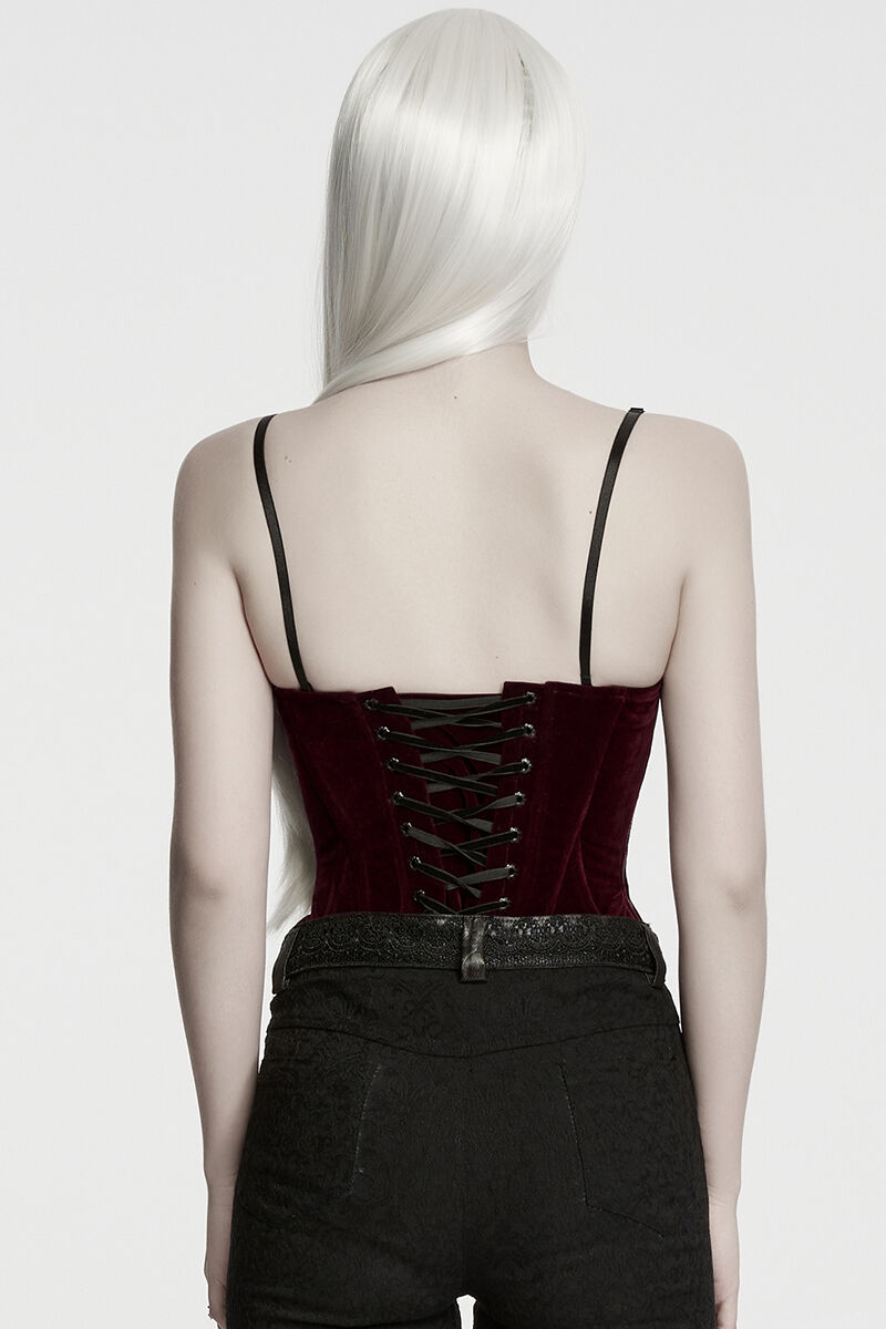 Punk Rave Korsett Corvina Red
