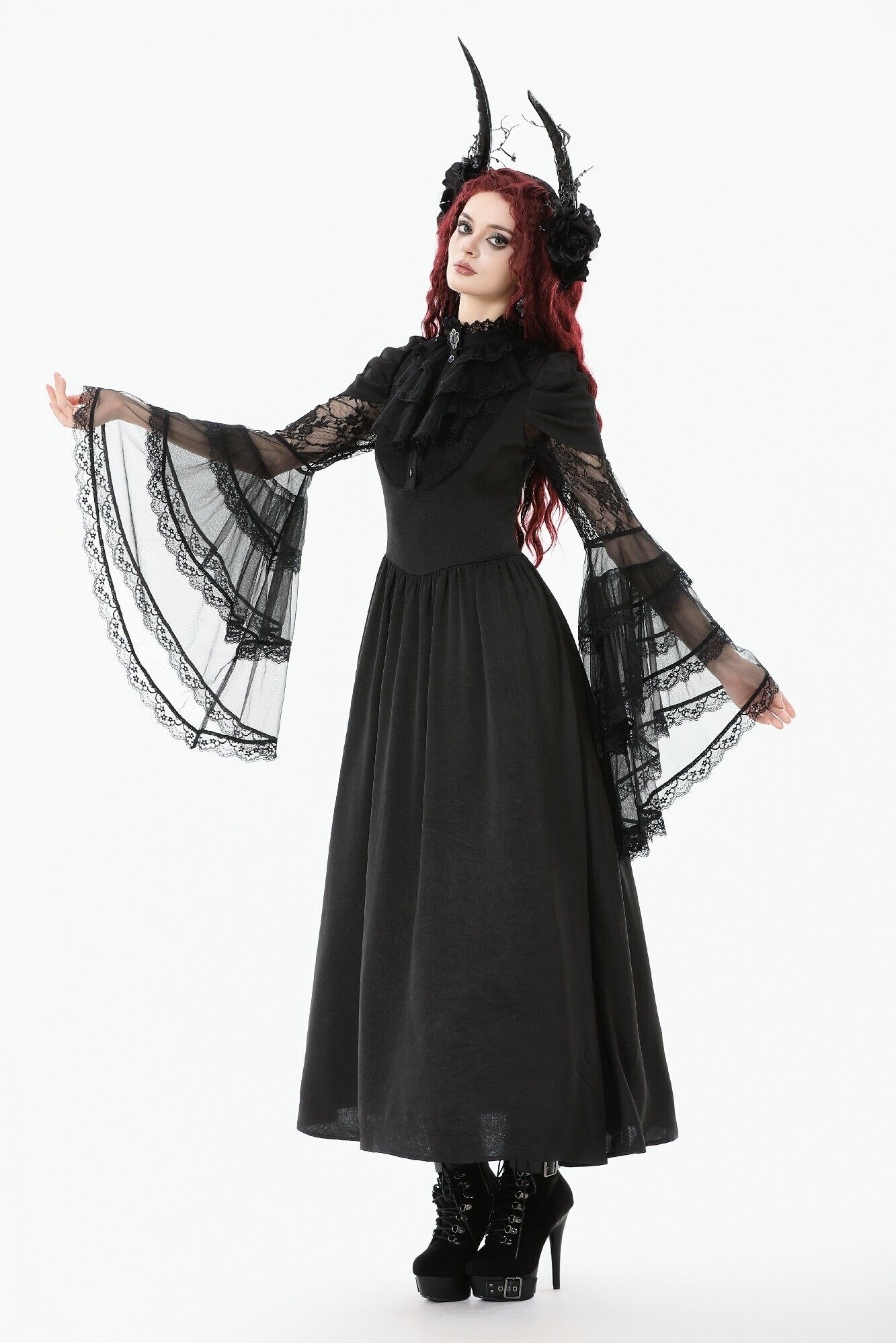 Dark In Love Kleid Noire Elegance