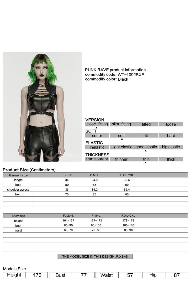 Punk Rave Top Static Riot