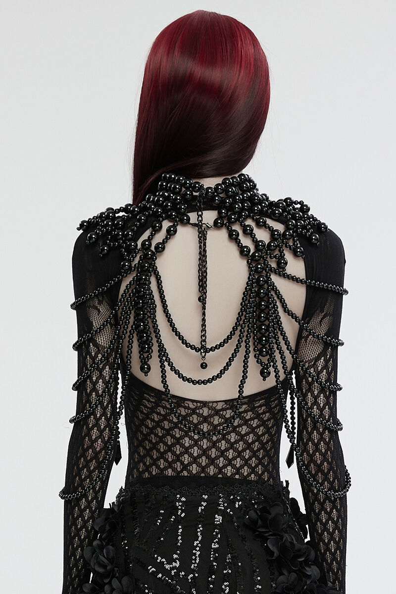 Punk Rave Harness Black Skulls
