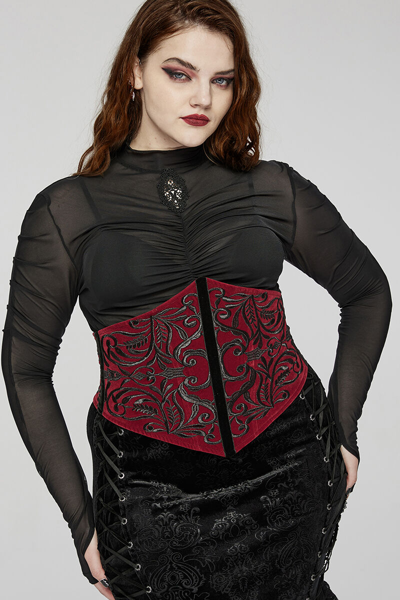 Punk Rave Korsage Eris Red