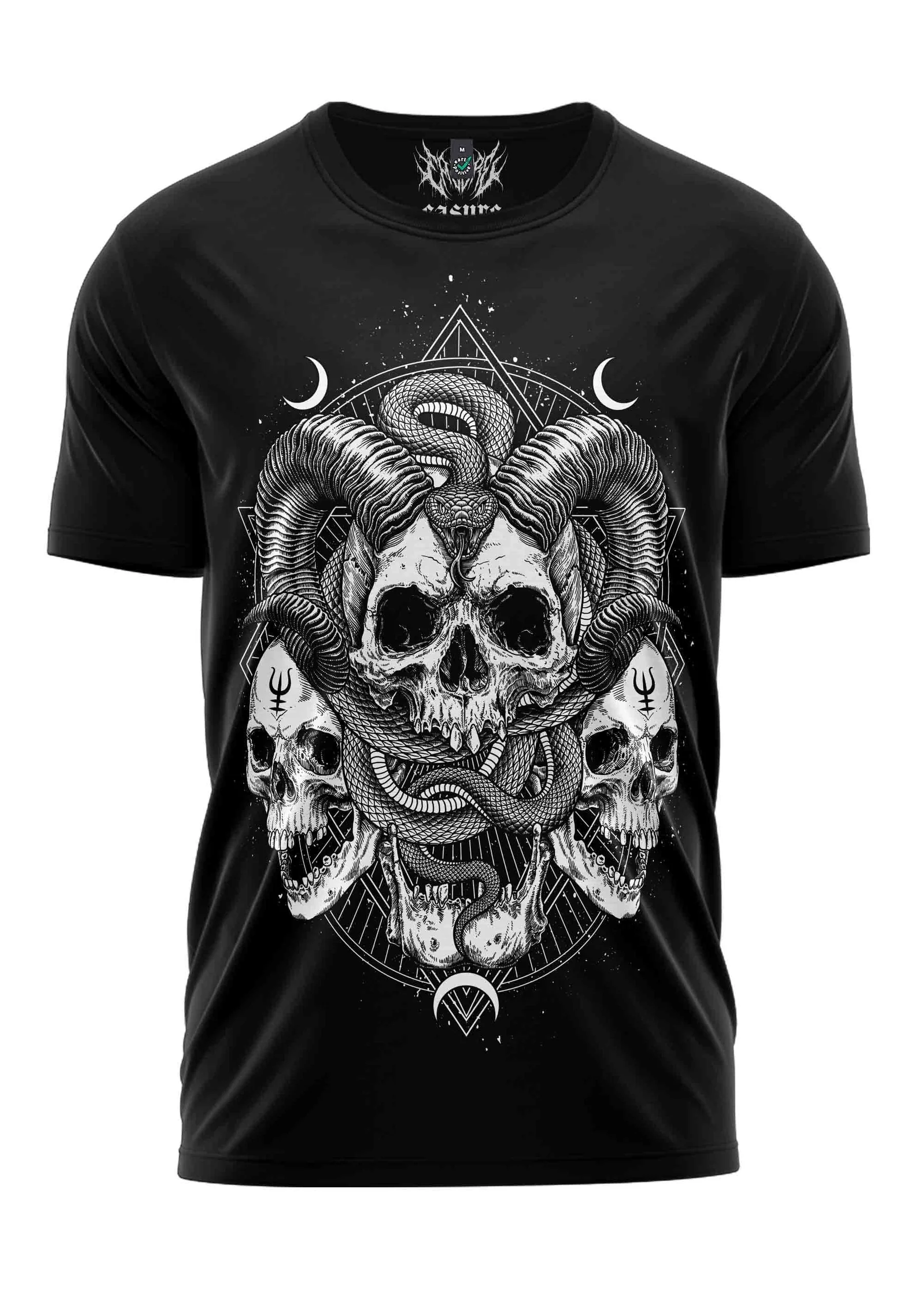 Easure Shirt Skull Snake