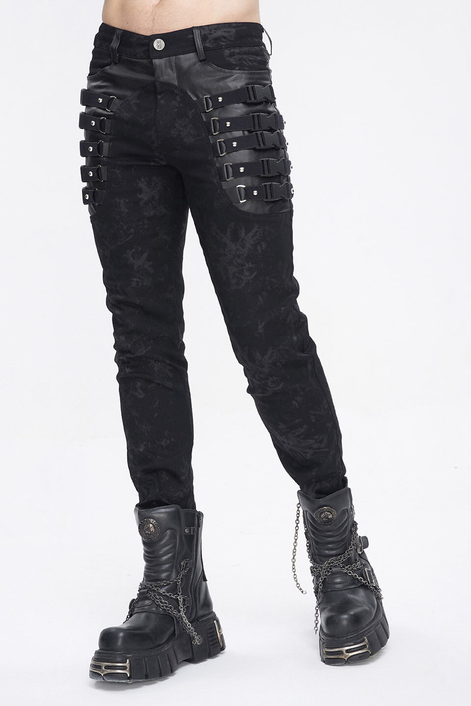 Devil Fashion Jeans Unyielding Knight