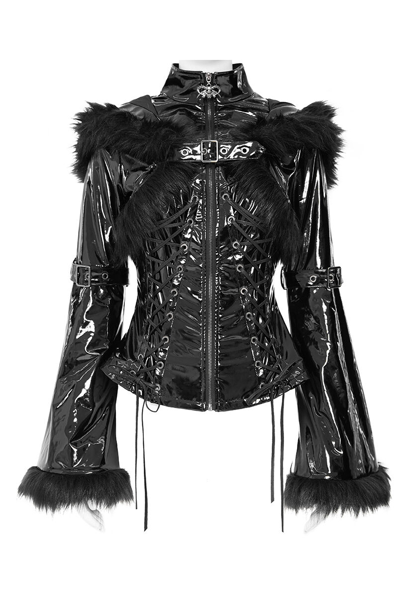 Devil Fashion Jacke Vinyl Hex