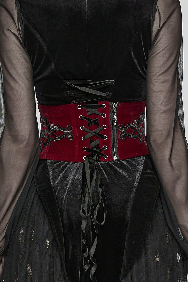 Punk Rave Korsage Eris Red