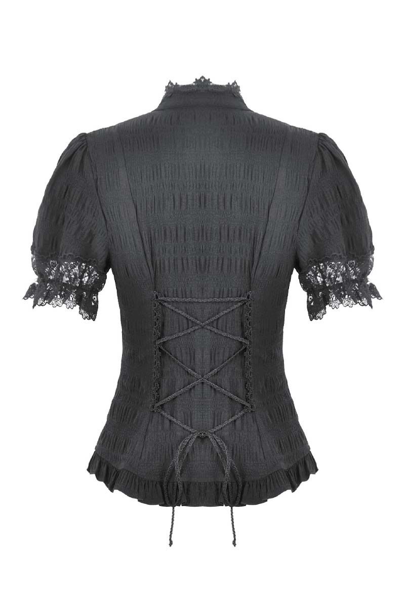 Dark In Love Bluse Ebon Heirloom