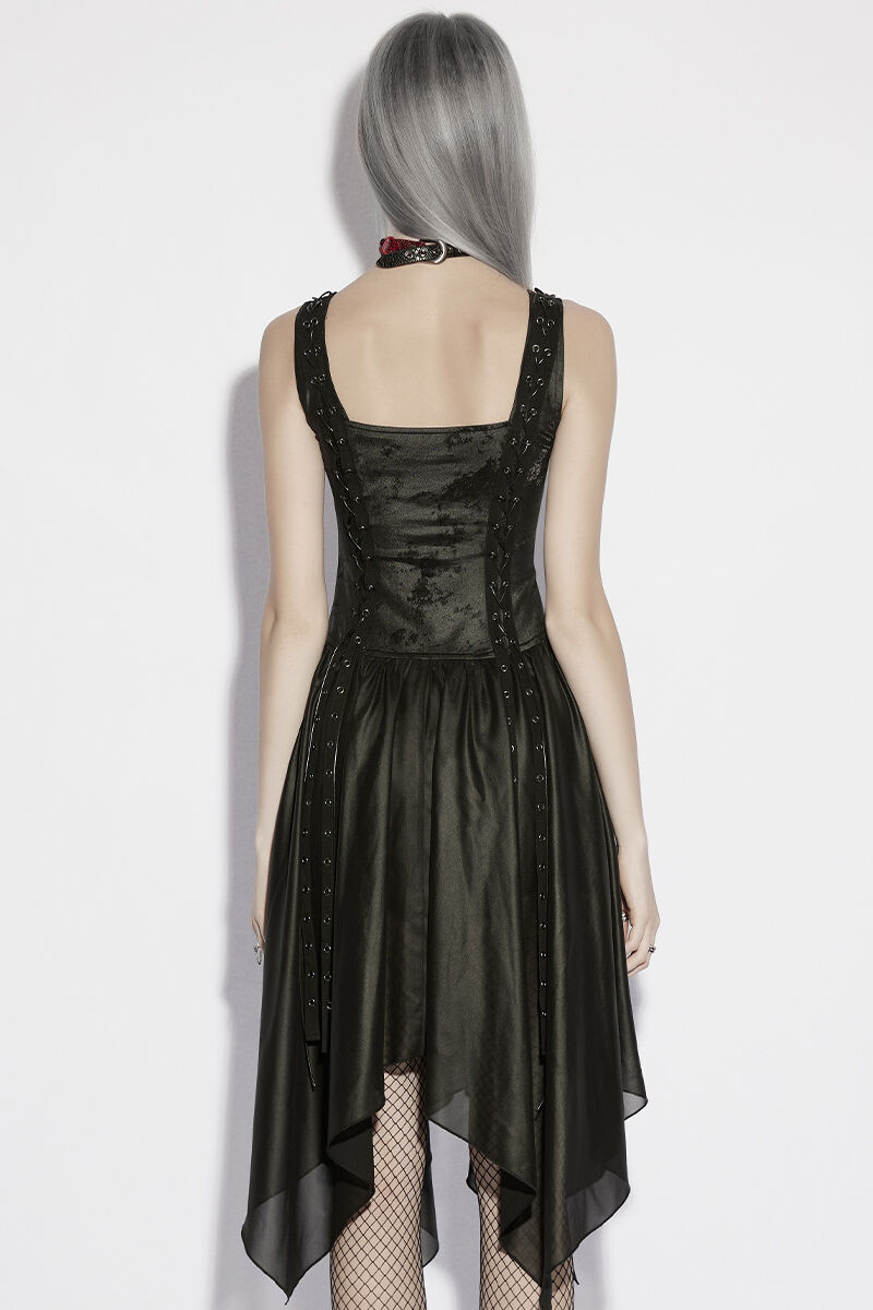 Punk Rave Kleid Crescent Veil