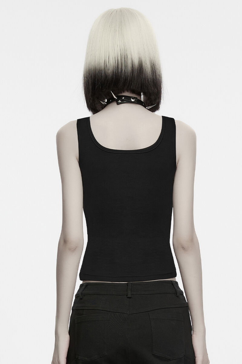 Punk Rave Top Frayed Romance