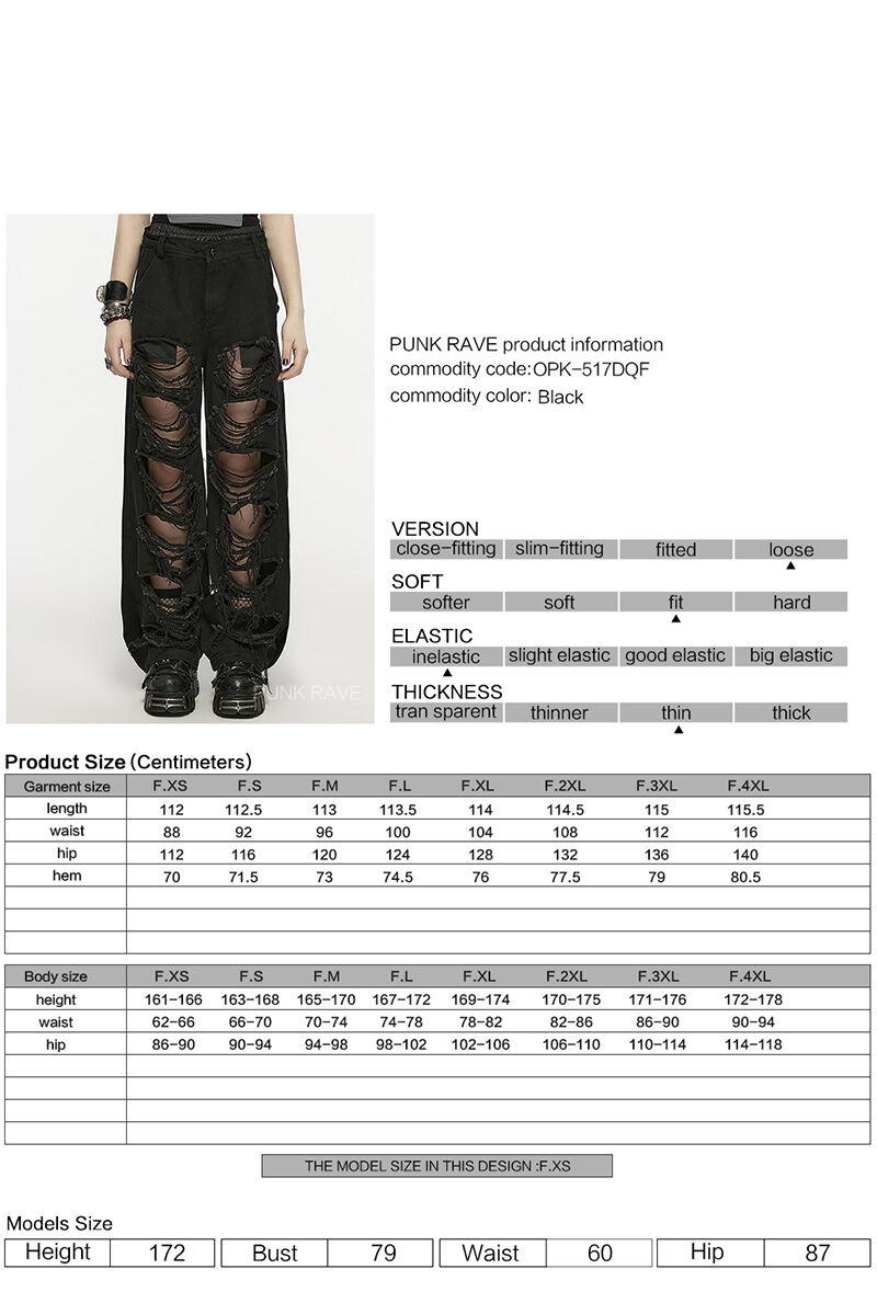 Punk Rave Jeans Grungemaster
