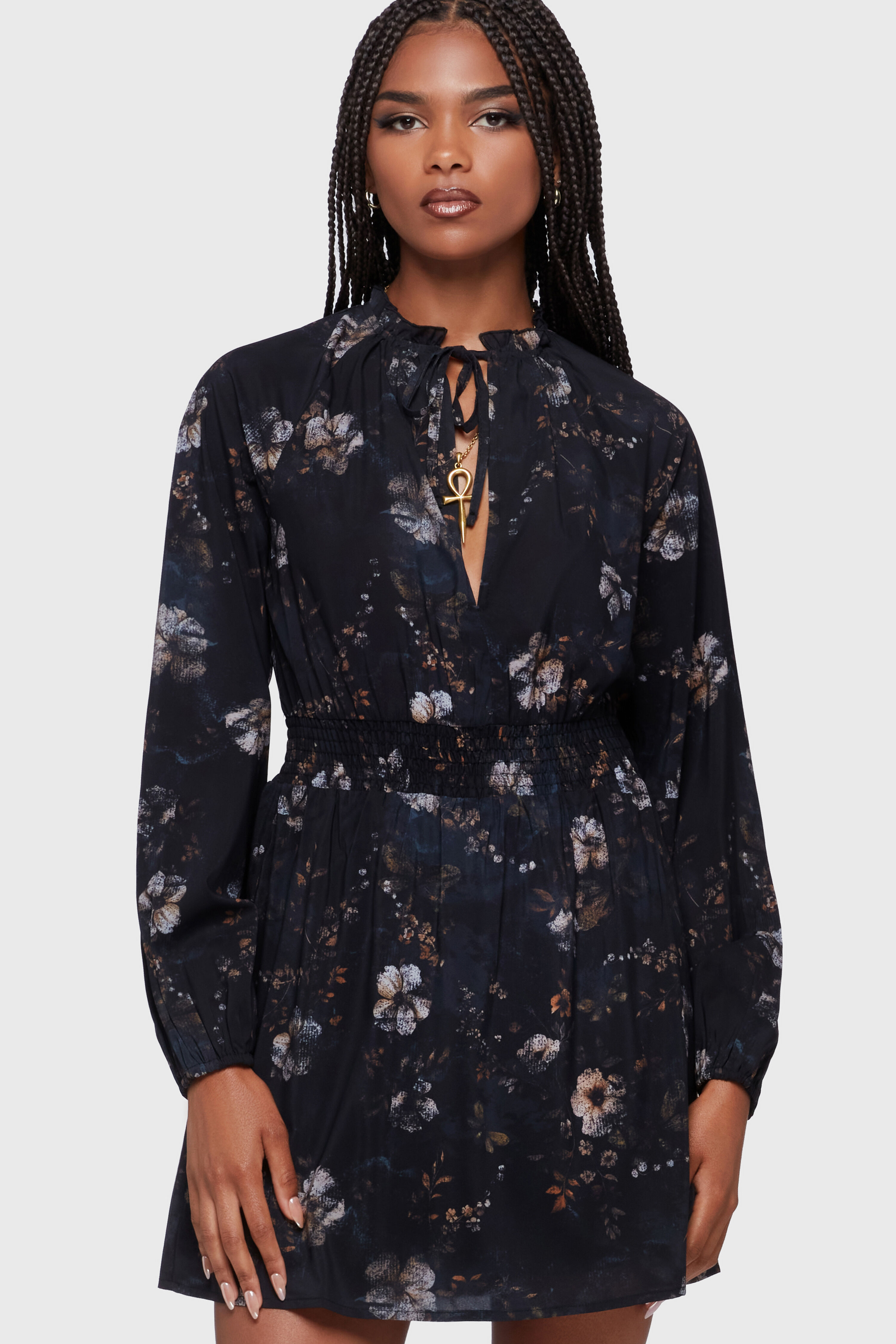 Killstar Kleid Autumna Multi