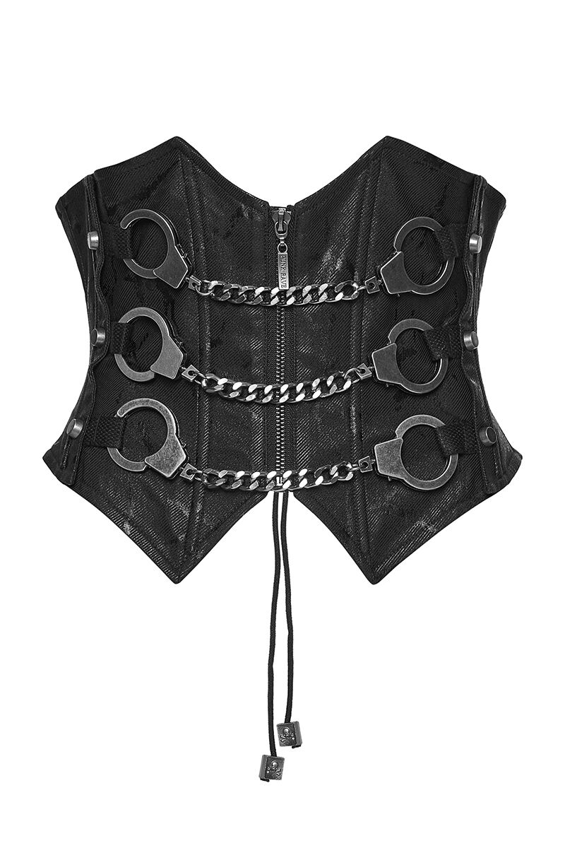 Punk Rave Korsage Cuffed